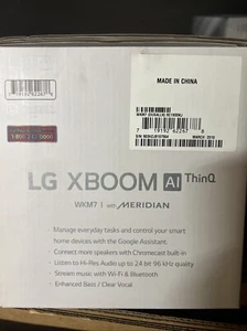 LG WK7 Lautsprecher mit Google Assistant - Schwarz - Bild 1 von 2