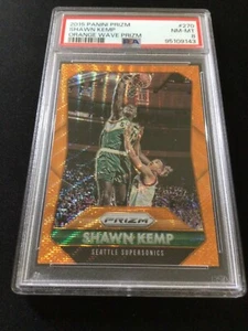 Panini Prizm Orange Wave Shawn Kemp 2015 ~ #270 PSA 8 casi nuevo - como nuevo ~ patio - Imagen 1 de 2