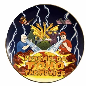 RARE Tell'em Steve Dave Let’s All Go TOHO Movies Plate Memorabilia Patreon - Picture 1 of 7