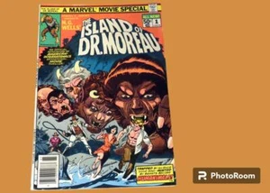 The Island Of Dr Moreau Comic A Marvel Movie Special Vol 1 1977 - Picture 1 of 5