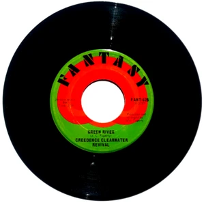 CREEDENCE CLEARWATER REVIVAL- Green River / Commotion- Vinyl 45 Fantasy FANT-625 - Picture 1 of 4