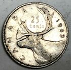 # Moneda de Canadá C8412, 25 centavos 1943