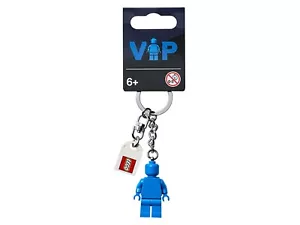 LEGO VIP Blue Minifigure Key Chain Ring EXCLUSIVE 854090 - BRAND NEW - Picture 1 of 3