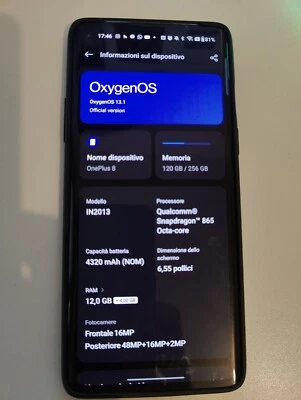OnePlus 8 - 256GB - Glacial Green (Sbloccato) (Dual SIM) - Usato - Immagine 1 di 4