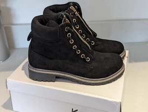 Kayla Black Winter Boot UK Size 4 New - Picture 1 of 7