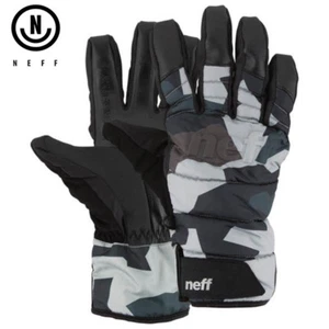 Neff Digger Insulated 2x PU coated NTX Ski Snowboard Gloves Camo M  - Picture 1 of 1