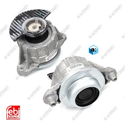 2pcs  FEBI Engine Mount  L&R For Mercedes E400 C350 2.5 3.0 3.5 M272 2042404317 - Image 1 of 4