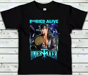 WWE The undertaker Buried Alive Kids Boys Wrestling T-Shirt Tee Top wwe06 - Picture 1 of 9