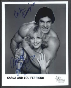 Lou Ferrigno & Carla Ferrigno - signierter Autogrammfilm Still - Bild 1 von 1