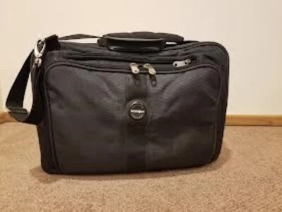 Maletín para computadora portátil Kensington Contour negro vintage - excelente estado Foto 1 de 4