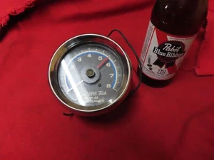 Vtg 1970's Sun Super tachometer,0-8000 RPM,3-7/8" OD,USA~GD+🤠ST6.4.25 - Picture 1 of 4