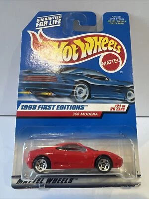 Hot Wheels - 1999 First Editions - Ferrari 360 Modena Red # 21/26. - image 1 of 4