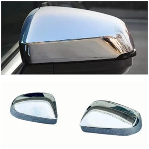 ABS Chrome Rearview Mirror Side Lid Cover Trim For 2024-2025 Toyota Tacoma 2pcs - Picture 1 of 3