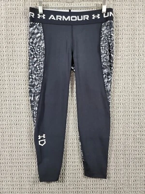 Under Armour Girls Softball Armour Ankle Crop Leggings Sz Youth Large - Image 1 of 4