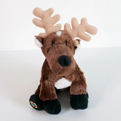 Ganz Webkinz Reindeer Plush H137 Stuffed 9" No Code - Image 1 of 4