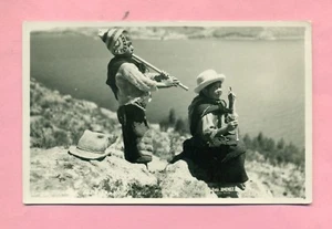 POSTCARD : PEROU - LAC TITICACA - PHOTO JIMENEZ - ENFANTS : FLÛTE DE PAN - Bild 1 von 1