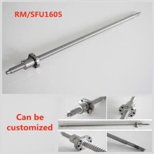 Tornillo de bola CNC SFU1605 mecanizado con tuerca RM1605 tornillo de bola L300-2000 mm - Imagen 1 de 14