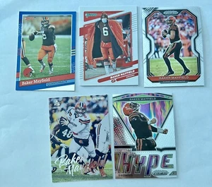Lot of 5 Baker Mayfield Cleveland Browns Panini Football Trading Cards (X9) - Picture 1 of 5