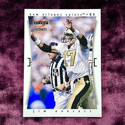 Jim Everett 1997 Score Football #26 MINT Purdue Legends New Saints Jersey Brees - Image 1 of 2