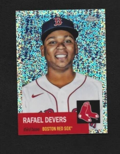 2022 Topps Chrome Platinum Anniversary Rafael Devers Speckle Refractor 87/150 - Picture 1 of 2