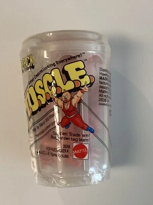 1985 sellado M.U.S.C.L.E. Paquete de 10 botes de basura lucha muscular Mattel Archives para hombre Foto 1 de 4