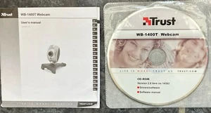Trust WB-1400T Przewodnik użytkownika kamery internetowej i płyta CD - Zdjęcie 1 z 1