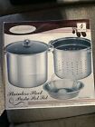Antonino Collection Stainless Steel 4 Piece Pasta Pot Set 8.45 Qt Never Opened