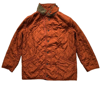 Chaqueta acolchada con cremallera de terracota Country Frey by Lodenfrey para hombre talla 52/L Foto 1 de 4