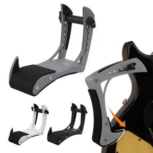 Supporto ergonomico antiscivolo regolabile per chitarra elettrica gambe} - Foto 1 di 24