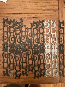 Vintage Schlüsselloch Rosette 12" gerieben Bronze/Nickel Hergestellt in Mexiko Menge 10 - Bild 1 von 3