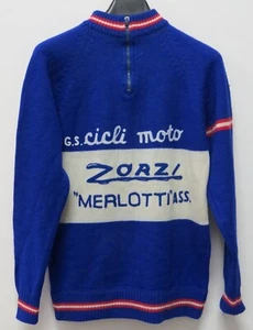 ZORZI MILANO MAGLIA SHIRT JERSEY MOTOCICLISMO BIKE FMI CROSS VINTAGE ITALIA OLD - Picture 1 of 6