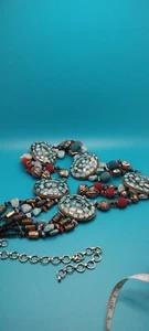 Vintage Himalayan Hand-Crafted Beaded 38" Belt - Picture 1 of 6