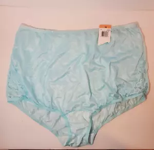 Nuevo con etiquetas Bragas Vanity Fair Talla 9 Azul Niebla Encaje Nuevo Perfectly Yours Grandma - Imagen 1 de 10