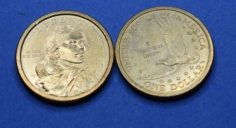 2006 P Sacagawea Native American Golden Dollar Cover