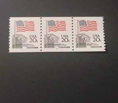 US Stamps #1895a 20c Flag over Supreme Court PNC3 #4 MNH CV $110.00. Free ship! - Image 1 of 3