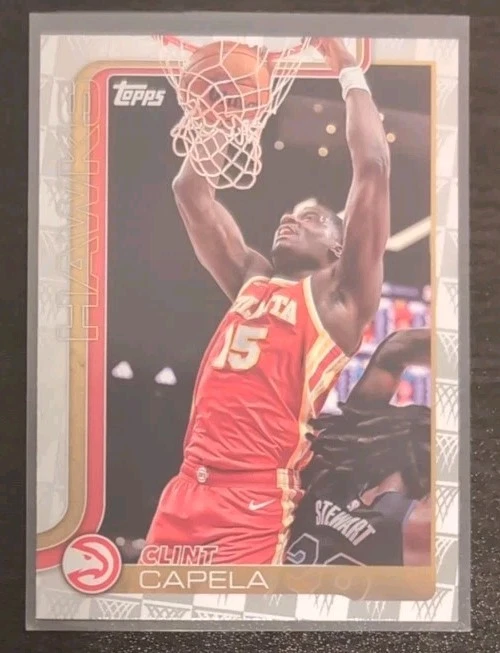 Clint Capela #63 2025-26 Topps Basketball Season Tip-Off Parallel Atlanta Hawks - Image 1 of 3