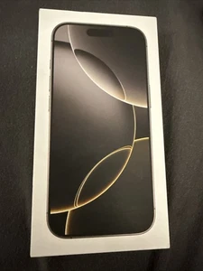 Boite Vide iPhone 16 Pro - Carton - Natural Titan - 256 Gb - Modèle A3293 (722) - Photo 1 sur 5