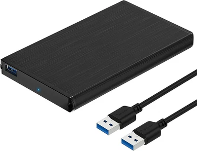 SABRENT SSD HDD Hard Drive Enclosure, 2.5" 3.5" Inch SATA Aluminum Case Dock, E - Image 1 of 4