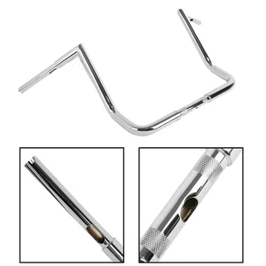 16" Rise Ape Hangers Handlebar For Harley Softail Deluxe FLSTN Chrome - Picture 1 of 18