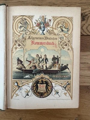 Allgemeines Deutsches Kommersbuch 1914 German Song Book Illustrated - Image 1 of 4