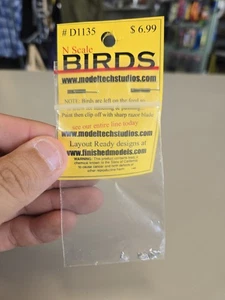 N Scale Birds D1135 Model Tech Studios - Picture 1 of 3