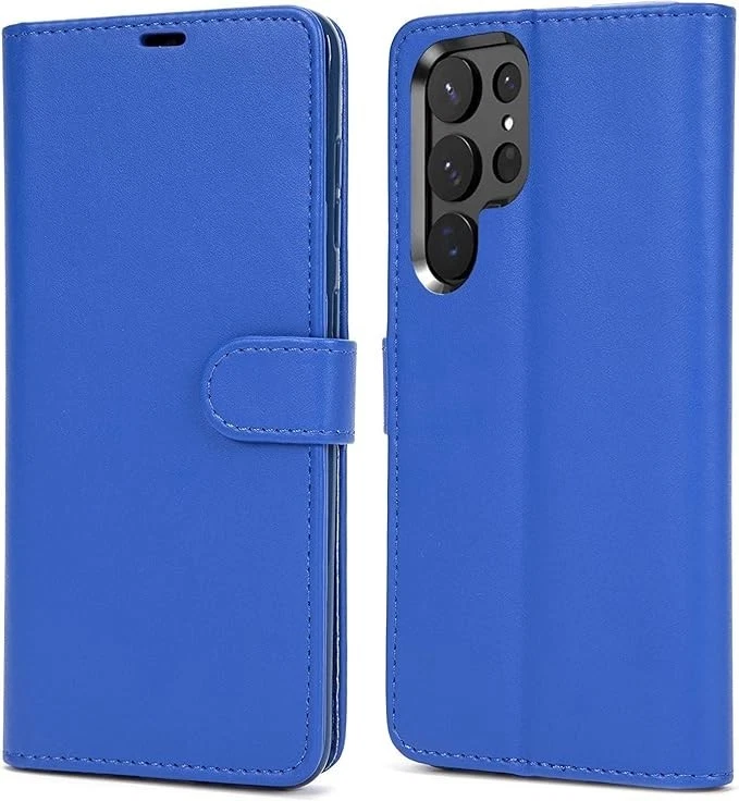 Leather Wallet Flip Stand Case for Samsung S22 S23 S24 S25 Ultra Plus UK Stock - Image 1 of 1