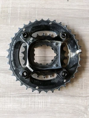 SRAM 2x10 velocidades GXP Spider 104/64 BCD 3 pernos montaje directo con platos 36t 22t Foto 1 de 2