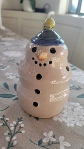 Beaumont Brüder Keramik Schneemann 5,5" Weihnachten - Bild 1 von 6