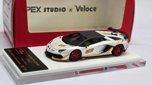 1:64 Veloce x Apex Studio Lamborghini Aventador SVJ Matt Pearl White Resin - Picture 1 of 4