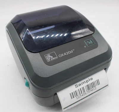 Zebra GK420d 203dpi Parallel USB Thermal Label Printer GK42-202510-000 - Image 1 of 4