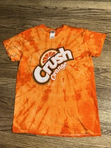Crush Orange Tie Dye T Shirt sz S/P/CH Kids Colortone Unisex T-shirt Small - Picture 1 of 7