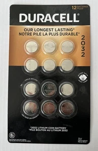 Duracell - Batería de moneda de litio 2032 3v - 12 unidades - Batería de larga duración - Imagen 1 de 2