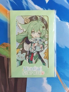 Honkai Star Rail Official Huohuo Little Cat Chibi Laser Ticket miHoYo - Bild 1 von 3
