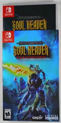 Legacy of Kain: Soul Reaver 1 & 2 Remastered NINTENDO SWITCH Game #'d Slipcover - Image 1 of 4